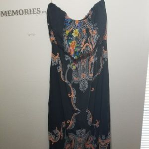 Mlle Gabrielle Black Haltrer Top Dress
